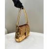 Fendi Mini Baguette pink sequinned leather bag