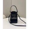 Fendi MON TRESOR black leather bag