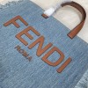 Fendi tote denim bag