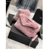 YSL Puffer Merino Shearling & Lambskin Pink 29cm