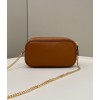 Fendi Easy 2 Baguette Brown Leather Bag