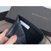 Bottega Veneta woven black leather wallet