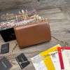 Nappa leather DG Girls shoulder bag in brown