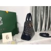 Goyard Sac Vendome Blue Canvas PM Bag