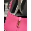 YSL LE 5 À 7 HOBO BAG IN PINK SMOOTH LEATHER