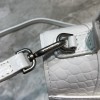 BALENCIAGA HOURGLASS SMALL BAG White