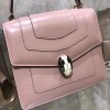 Bvlgari Serpenti Forever Calf Leather Flap Cover Handle Bag 283578