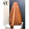Loewe Anton grained calfskin backpack in brown