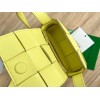 Bottega Veneta Mini Cassette Yellow Leather Bag