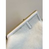 FENDI First Small Sheepskin white leather bag