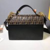 Fendi Kan I Shoulder Bag FF Black/Brown