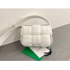 Bottega Veneta Candy Padded Cassette White Leather Bag