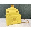 Valentino Garavani One Stud Mini Yellow Leather Bag