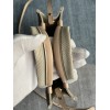 Chloe Small Woody Gray tote bag with strap
