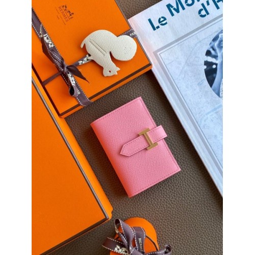 Hermes pink wallet