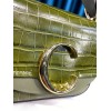 Chloe mini C bag in blue green