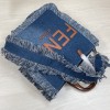 Fendi tote small denim bag