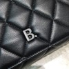 Balenciaga shoulder tote bag in black - black hardware 25cm