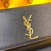 YSL Monogram Kate Black Gold 24cm Bag
