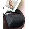 Loewe Cubi Small Anagram black leather bag