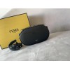 Fendi Black O'lock Mini Leather Camera Bag