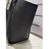 Mini Luggage Handbag In Drummed Calfskin Black 30cm | 189213