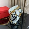 Valentino Medium Roman Stud Shoulder Bag BSF098 25 cm