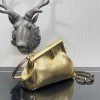 FENDI First Small Gold leather bag 26cm