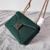 Valentino Garavani One Stud embroidered green mini bag