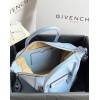 Givency Medium Antigona Soft Bag In Blue Leather