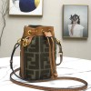Fendi MON TRESOR brown leather bag