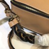 Chloe Small Daria day bag in grained & shiny calfskin brown