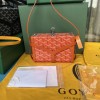 Goyard Minaudiere Coated Orange Canvas Bag