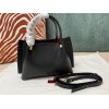 VALENTINO VLOGO grained calf leather tote bag