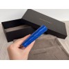 Bottega Veneta woven blue leather wallet