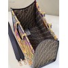 FENDI Sunshine Fendace Printed FF colorful leather shopper