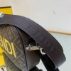 Fendi Camera Case Black FF fabric bag
