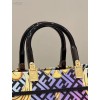FENDI Sunshine Fendace Printed FF colorful leather shopper