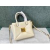 Valentino Garavani One Stud White Leather Bag