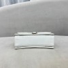 Balenciaga Crush small chain-strap white shoulder bag