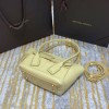 Bottega Veneta Arco Mini Yellow Leather Tote Bag