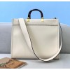 Fendi Sunshine Medium White Tote Bag