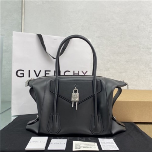 GIVENCHY Medium Antigona Lock Soft Leather Bag