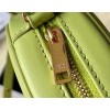 Celine Oval Cuir Triomphe green calfskin bag
