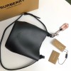 Burberry Haymarket small black tote bag