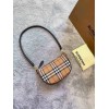 Burberry B Olympia Pouch Checked Shoulder Bag