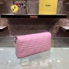 Fendi Baguete pink leather bag 32cm