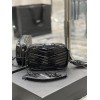 YSL Lou Mini Black Patent Bag