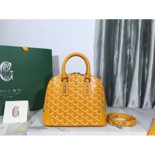 Goyard Sac Vendome Yellow Canvas PM Bag