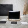 YSL Cassandra Monogram Bag in Box leather and Suede black